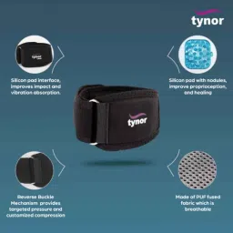 Tynor Tennis Elbow Support for Best elbow support, Size: M image 3