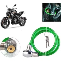 Auto Pearl PVC &a; Plastic Green Heavy Duty Cable Lock for 300NK, 039-46