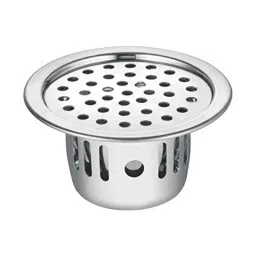 Oleanna CT-105 Stainless Steel Silver Chrome Finish Anti Cockroach Trap Round Floor Drain-picture-15