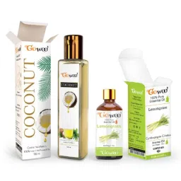 GoWoo 2 Pcs 10ml Natural Lemongrass Aroma Oil &a; 100ml Coconut Carrier Oil Set, GWOC782-P28+P189-picture-9