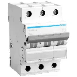 Hager 16A Three Pole B Curve h3 MCB, NBN316N, Breaking Capacity: 10 kA-picture-28