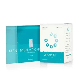 Menarche 15 Pcs XL &a; Medium Soft Cotton &a; Ultra Thin Biodegradable Sanitary Pad Set, MSP003-14