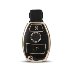 Flymaster Thermoplastic Polyurethane Black TPU Car Key Cover, BLACK-TPURKE-42-picture-31