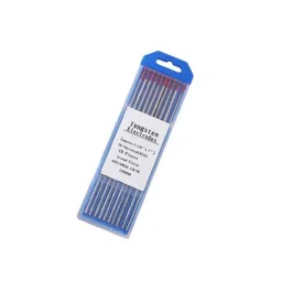 B K Jagan &a; Co 10 Pcs 2.5x150mm Tungsten Red Electrode Rod Set-18