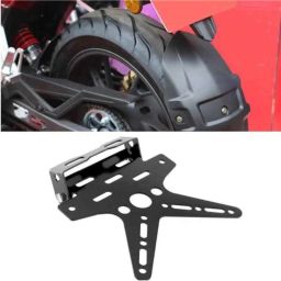 Auto Pearl 20x30cm Stainless Steel Black Bike Number Plate for Sport Bike-picture-36
