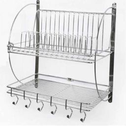 Osam Stainless Steel Silver Kitchen Organizer Wire, KKOW (Pack of 3)-18