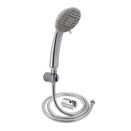 IRIS BRUST 3 inch ABS Chrome Finish 5 Gear Hand Shower with 1.5m Tube &a; Wall Hook-45