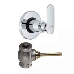 Cera Brooklyn Wall Mount Stop Cock for 15 mm Pipeline, F1018351 + F4050102 (Pack of 2)-52