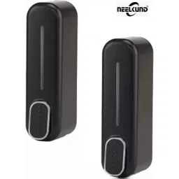Neelkund 350 ml Plastic Black Soap Dispenser for Bathroom &a; Kitchen-image-50