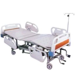 Aar Kay 210x90cm Mechanically ICU Bed with ABS Panels &a; Adjustable Height-8