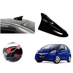 Auto Pearl Black Shark Fin Replacement Signal Receiver Antenna For Honda Jazz-11