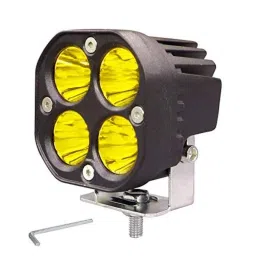 AllExtreme Ex40Yl1 4 Led Fog Light Super Bright Spot Flood Beam Driving Lamp For Motorcycle Cars Bikes &a; Suv (40W, Yellow Light)-image-87