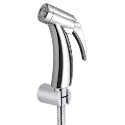 Joyway Spark Plastic Chrome Finish Silver Health Faucet with 1m Flexible Tube &a; Wall Hook-image-75