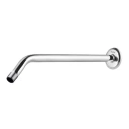 Ruhe 18 inch Stainless Steel Chrome Finish Wall Mounted Round Half Bend Shower Arm with Flange, 14-0101-09-picture-34