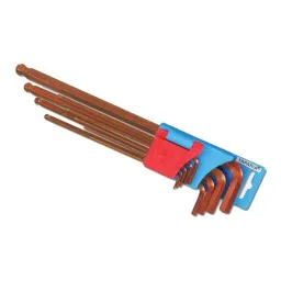 Taparia 10 Pcs Extra Long Ball Point Allen Keys Set, KBHI 10X-43