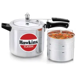 Hawkins Classic 6.5 Litre Pressure Cooker with Separators, CL66 (Pack of 5)-image-58