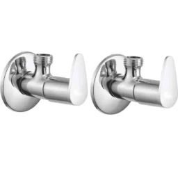 Senkiddpro Fusion Stainless Steel Chrome Finish Wall Mounted Angle Cock (Pack of 2)-image-58