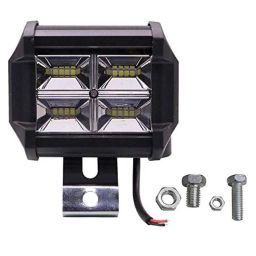 AllExtreme Ex16Fl1 16 Led Fog Light 4 inch Flood Led Work Double Row White Light Waterproof Driving Lamp Universal For Car Motorcycle Bike (48W)-15