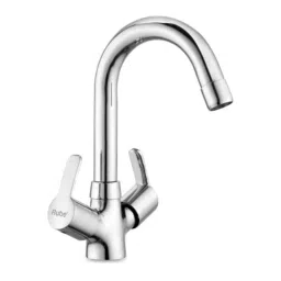 Ruhe Rica Brass Chrome Finish Centre Hole Basin Mixer with 12 inch Round Swivel Spout, 11-0917-picture-22
