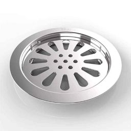 Biut 5 inch Stainless Steel 304 Glossy Finish Silver Round Floor Drain with Frame, AL-82-image-6