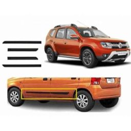 SureStrive 4 Pcs Black Side Door Car Beading Set for Renault Duster All Model-22