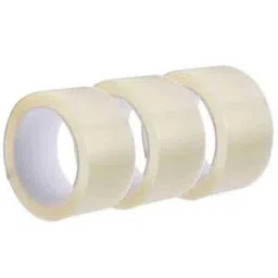 Veeshna Polypack 65m 2 inch Transparent Bopp Packaging Tape (Pack of 3)-picture-1