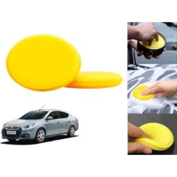 Auto Pearl Polyurethane Beige Washing &a; Waxing Polish Foam Sponge for Scala (Pack of 2)-picture-4