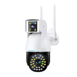 Cybernautt K4E 4MP Dual Lens Full HD 4G Sim Camera with Human Detect, Motion Detect, IP66, Two Way Audio, Notification, Alarm &a; Support 128GB SD-25