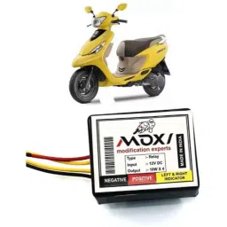 Auto Pearl 12V Black Front &a; Rear Flasher Indicator Light for Scooty Zest BS6-picture-17