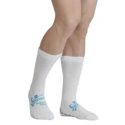 Flamingo Gray Diabetic Socks with Anti Skid-22