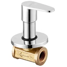 Oleanna Nova 1/2 inch Brass Silver Chrome Finish Garnet Quarter Turn Fitting Concealed Stop Cock-picture-14