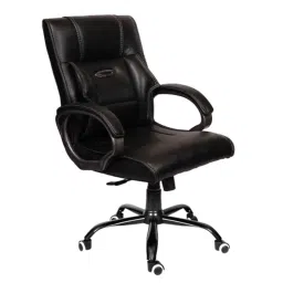 Rose Eye Black Medium Back Executive Office Chair-image-135