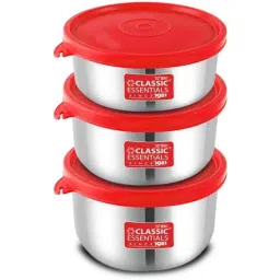 Classic Essentials 3 Pcs Stainless Steel Food Container Set-picture-32