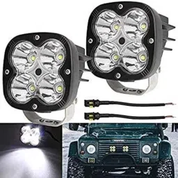 AOW 60W Heavy Super Bright 4Led Spot Flood Beam Driving Fog Lamp (60W, 2 PCS) for Bajaj Discover-picture-5