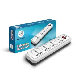 Wipro Essential White 4+1 Universal Socket Extension Board with Single Switch &a; 2m Long Cord-picture-15