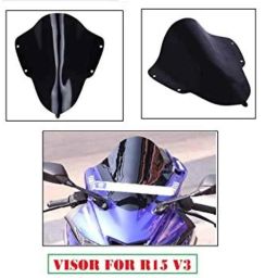 AOW Visor Glass for Yamaha R15 V3 (Black) B-33-7