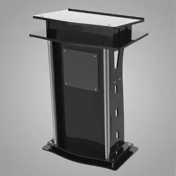 Classic Concepts 27x21.5 inch Black Acrylic Podium Stand for Conference &a; Seminar, CCP062SS-image-42