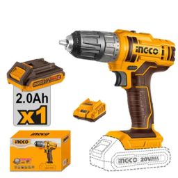Ingco 20V 0.8-10mm Lithium-Ion Cordless Drill, CDLI200518-13