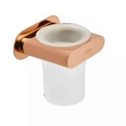 Cera Curve Brass Rose Gold Wall Mount Tumbler Holder, F5011107RG-picture-17