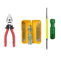 Hillgrove HGCM403M1 5-in-1 Multipurpose Screwdriver Tool Kit, 8 inch Combinational Plier &a; 2-in-1 Phillip Screwdriver Combo, HGCM702-29