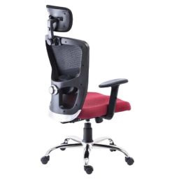 HUMAN METHOD VIBE HB-PRO High Back Steel Black &a; Maroon Ergonomic Chair with Adjustable Lumbar Support, HMVS01-PR05-image-59