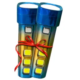 Pick Ur Needs 25W 12V ABS Blue 5 in 1 Long Range LED Torch, Torch-1149 (Pack of 2)-picture-40