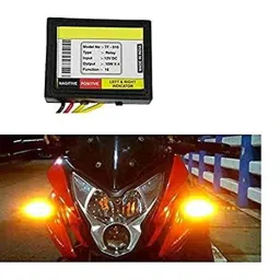 AOW Universal Bike Hazardious Flasher with Switch for All LED/Bulb Indicators H-29-45