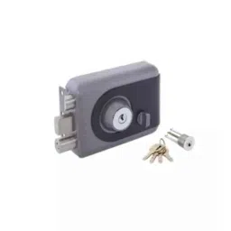 Quba Stainless Steel MG Finish Both Side Key Trident Rim Dead Lock with Dimple Key, 910.0239.4134-picture-5