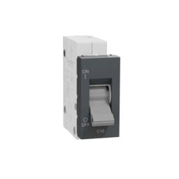 Schneider Electric Miluz Lara 16A 3kA Single Pole 1 Module C-Curve Anthracite MCB-picture-10