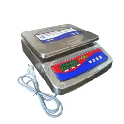Equinox 30kg Stainless Steel Weighing Scale with 2g Accuracy &a; Green Display, BSSSEQ30-12