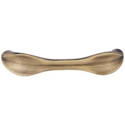 Aquieen 96mm Malleable Antique Brass Wardrobe Cabinet Pull Handle, KL-705-96 (Pack of 2)-picture-25