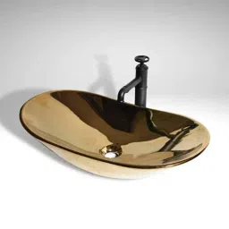 InArt 25x14x6 inch Ceramic Gold Bathroom Table Top Wash Basin, INA-742-picture-23