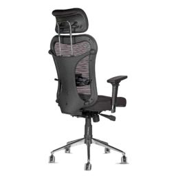 HUMAN METHOD PERFORMANCE HB High Back Steel Black Ergonomic Chair with Adjustable Lumber Support, HMKR01-SP01-17