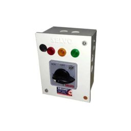 Selvo 40A CRCA Single Pole Neutral Phase Selector Enclosure with Duly Wired 1 Pole 3 Ways Cam Operated Fitted Rotary Switch, GSELSPN11074-18